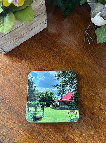 Log Cabin Tea House Coasters